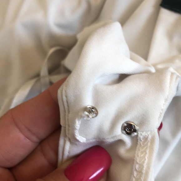 Lauren Ralph Lauren sleeveless color block shift dress white blue and black - Picture 7 of 11